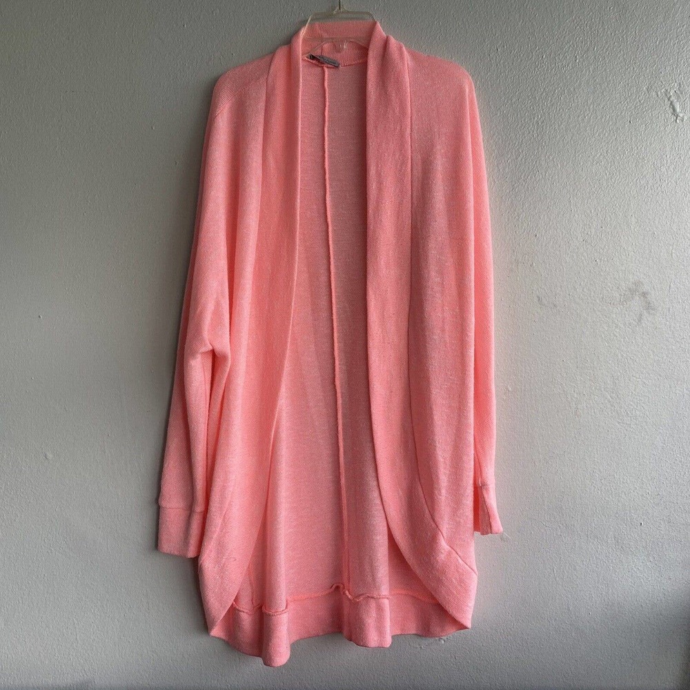 Charlotte Russe Women's Peach Cardigan Sweater SZ Small